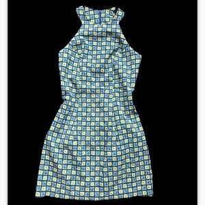 All That Jazz Mini Dress in Blue and Green | Size XS